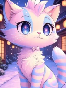 Gato em anime