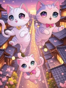 Luna e Artemis de "Sailor Moon"