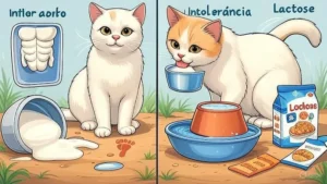 Faz mal dar leite para gato