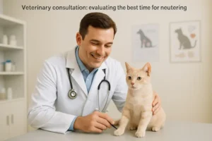 Com quantos meses pode castrar um gato
