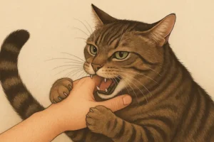 Por que os gatos mordem