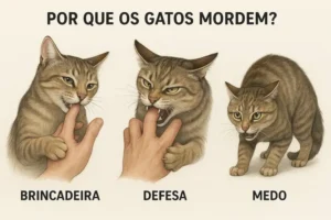 Por que os gatos mordem