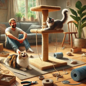 Como fazer arranhador para gatos