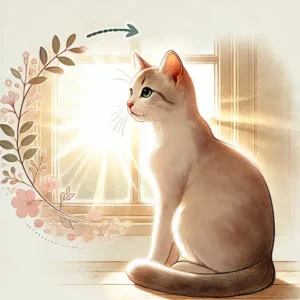 Crie uma imagem destaque para este titulo: Com quantos meses a gata entra no cio?