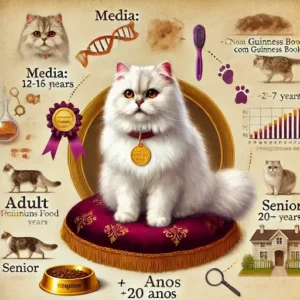 Quanto Tempo Vive um Gato Persa