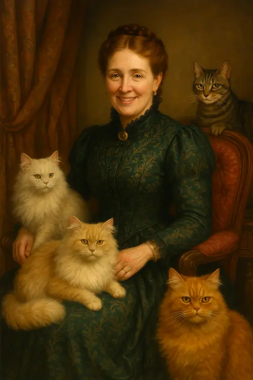 A História Excêntrica da Pintura de Gato