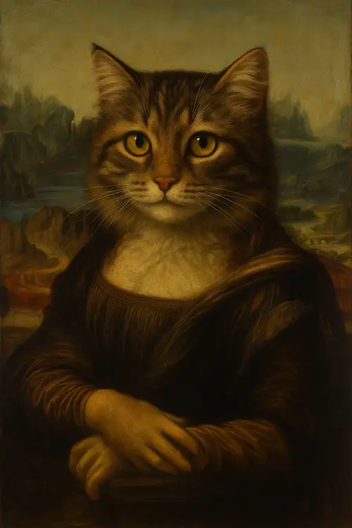 A História Excêntrica da Pintura de Gato