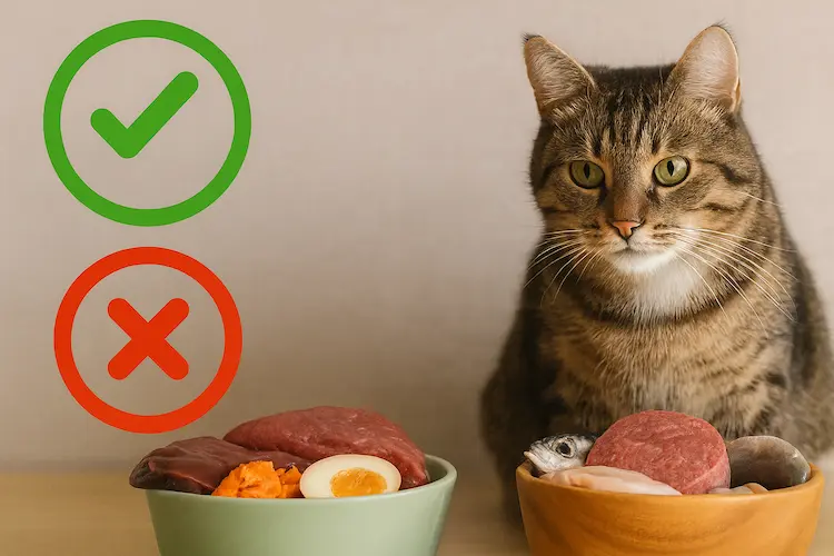 Dieta de Gatos com Alimentos Crus