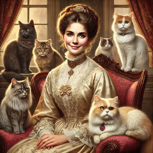 A História Excêntrica da Pintura de Gato