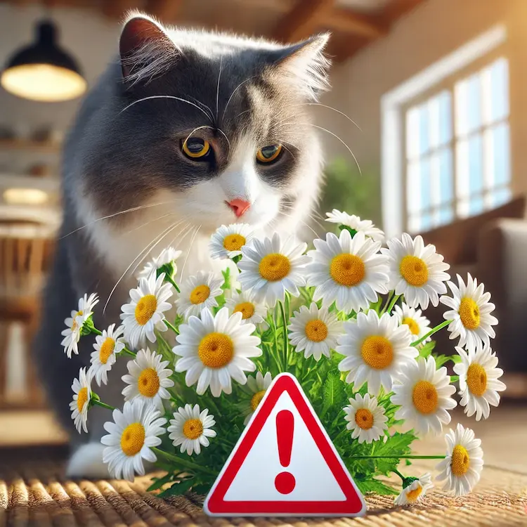 Margaridas são tóxicas para gatos