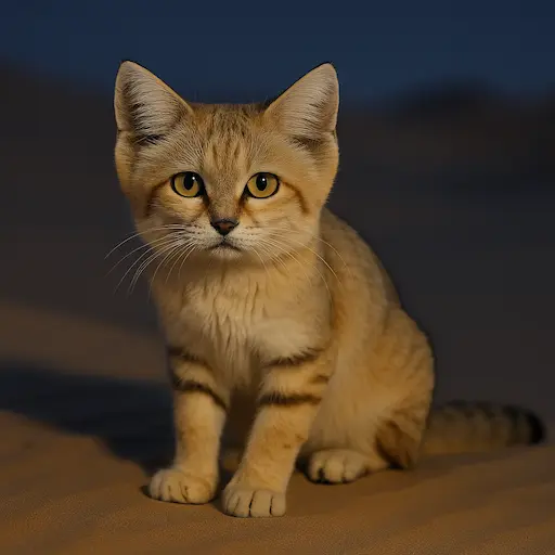Gato de Areia Árabe