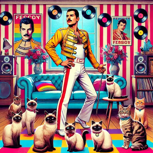 Os Gatos de Freddie Mercury