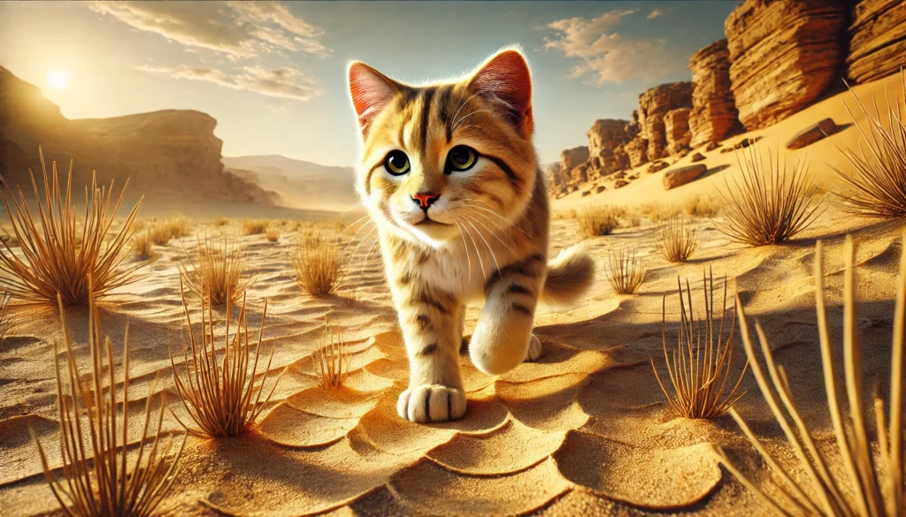 Gato de Areia Árabe