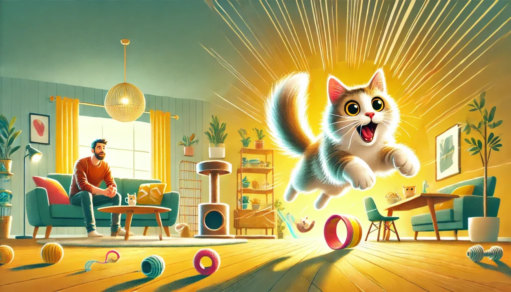 zoomies felinos