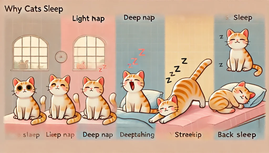 Por que os gatos dormem tanto