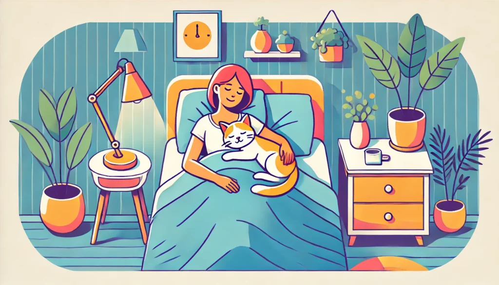 Por que os gatos dormem em cima de você