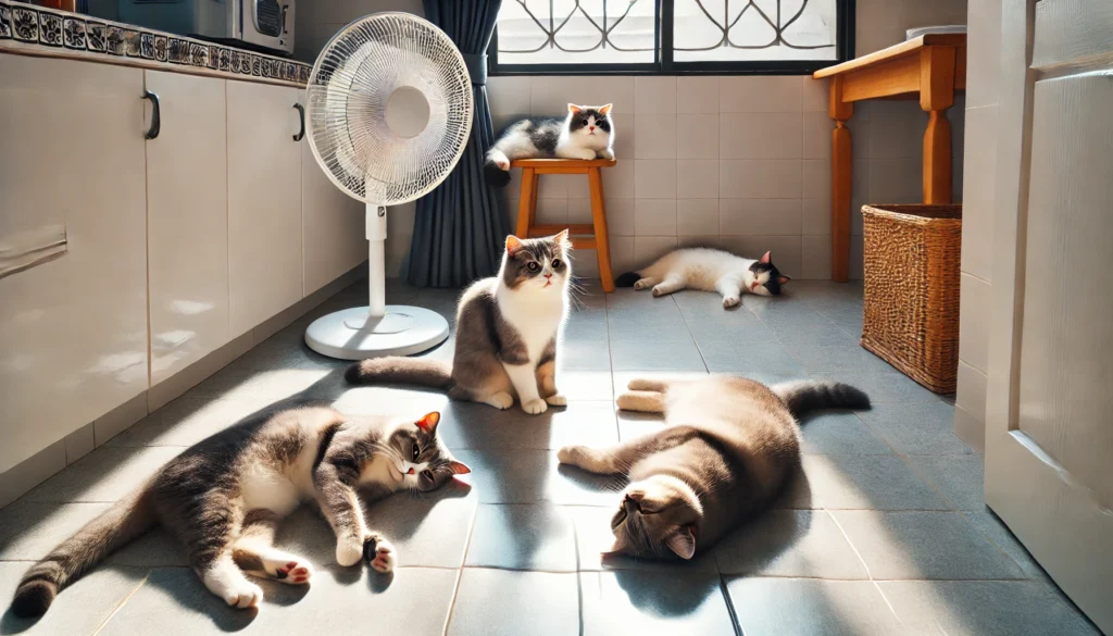 Por que gatos gostam de deitar no chão frio