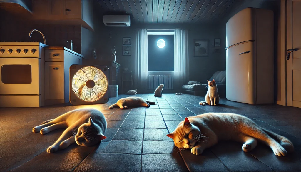 Por que gatos gostam de deitar no chão frio