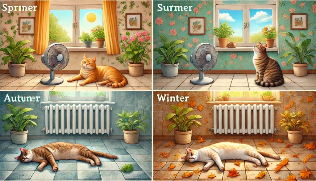 Por que gatos gostam de deitar no chão frio