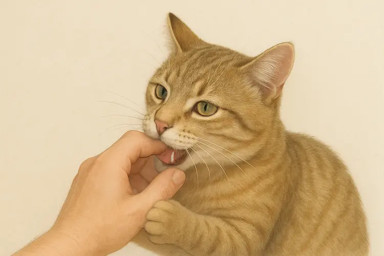 Por que os gatos mordem