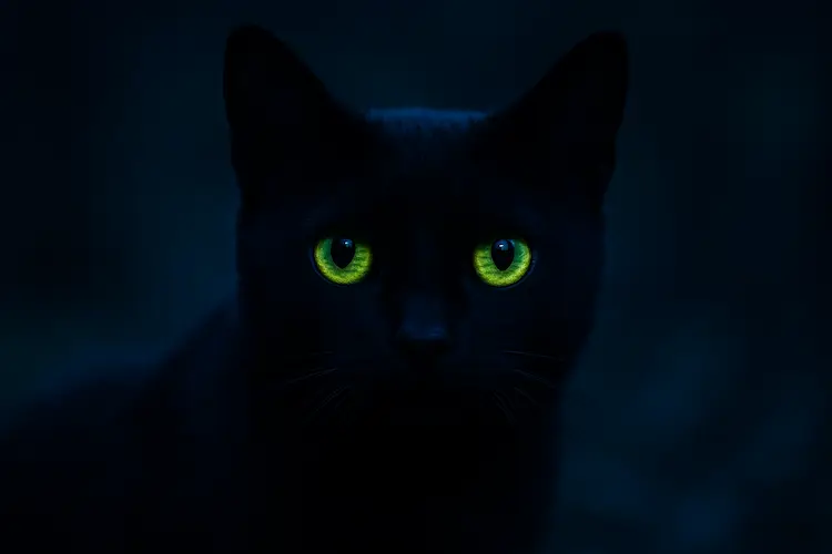 Como é a visão noturna dos gatos