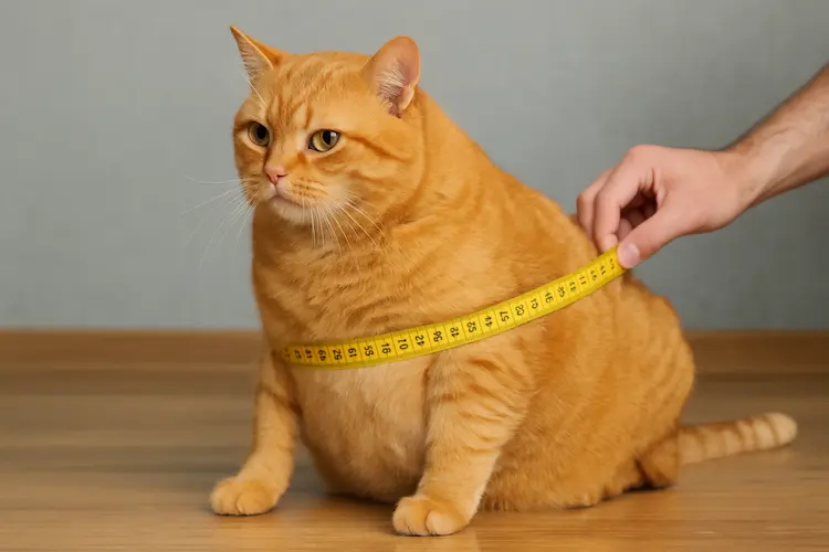 Como saber se o seu gato está obeso