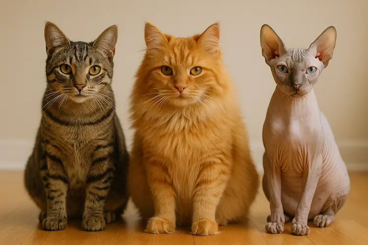 Descubra os principais tipos de pelagem de gatos e suas curiosidades