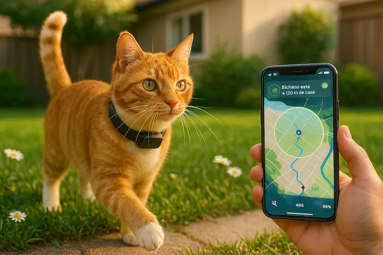 Rastreador GPS para Gatos