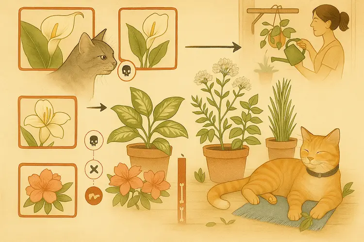 Plantas tóxicas para gatos