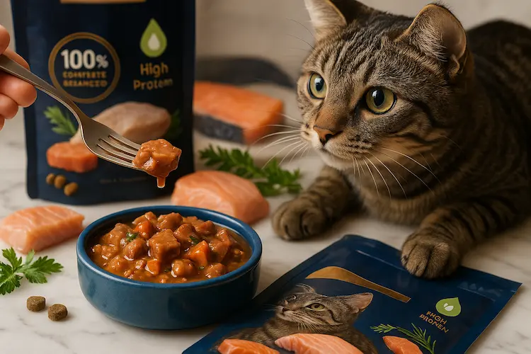 ração úmida para gatos