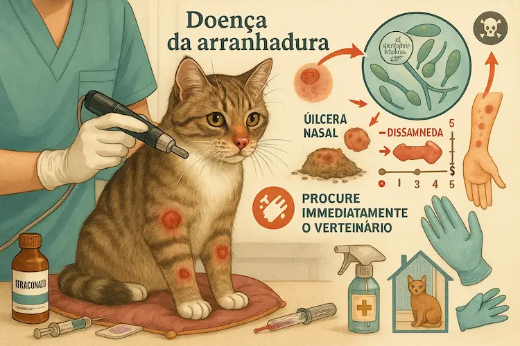 Esporotricose em Gatos
