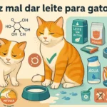 Faz mal dar leite para gato