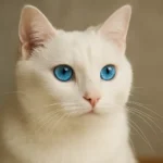Gato Branco de Olhos Azuis