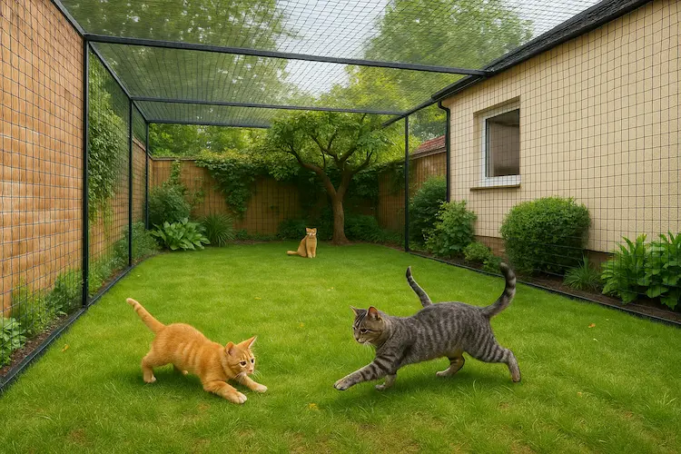 Tela de Proteção para Gatos: quintal protegido
