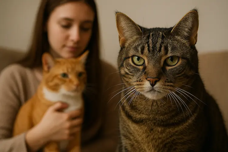 Gatos sentem ciúmes
