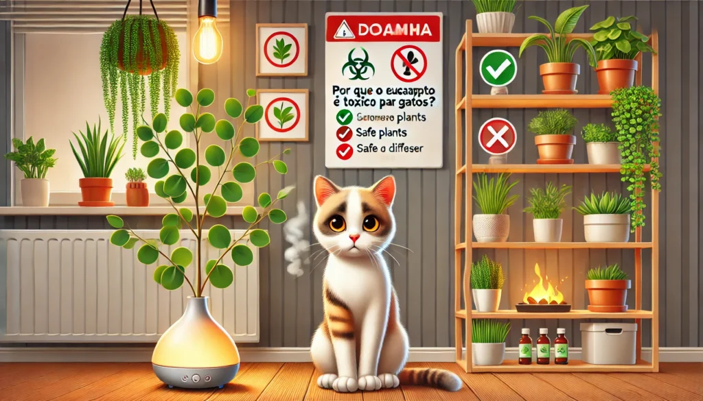 Por que o eucalipto é tóxico para gatos