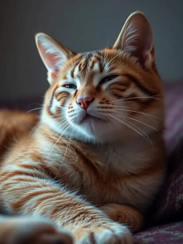 Por que os gatos preferem dormir do lado esquerdo?