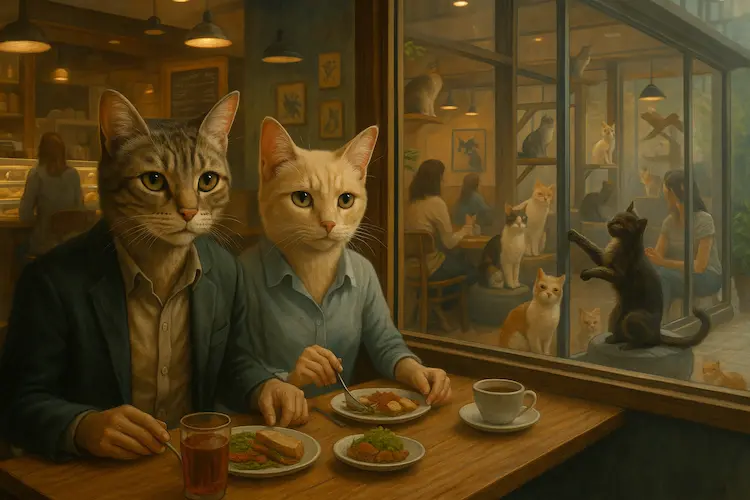 Vídeos de Gatos Gerados por IA