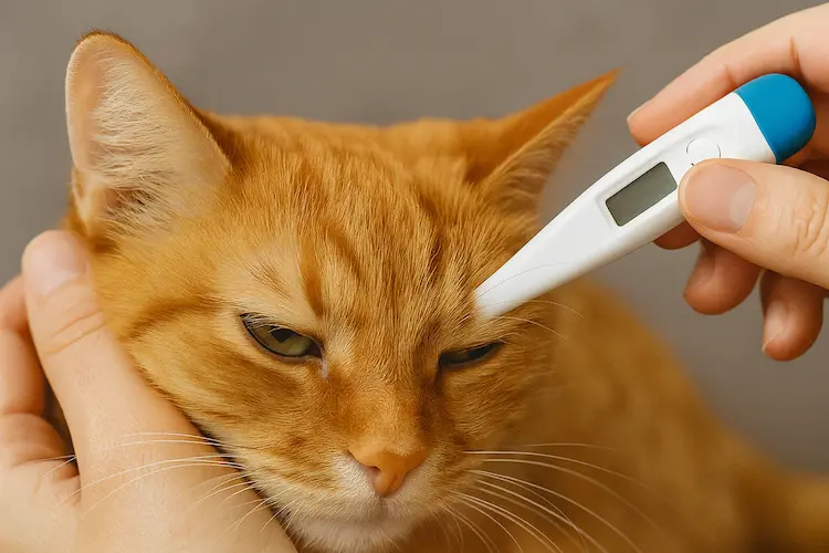 Como Saber Se o Gato Está Com Febre