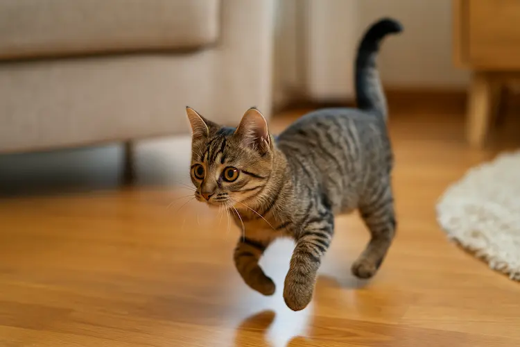 zoomies felinos