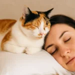Por que minha gata dorme no meu travesseiro na menstruação?