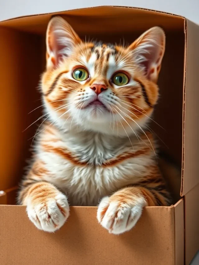 Por que os gatos adoram caixas? O segredo revelado