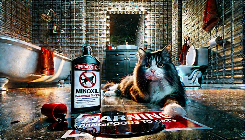 Gatos e o Perigo do Minoxidil