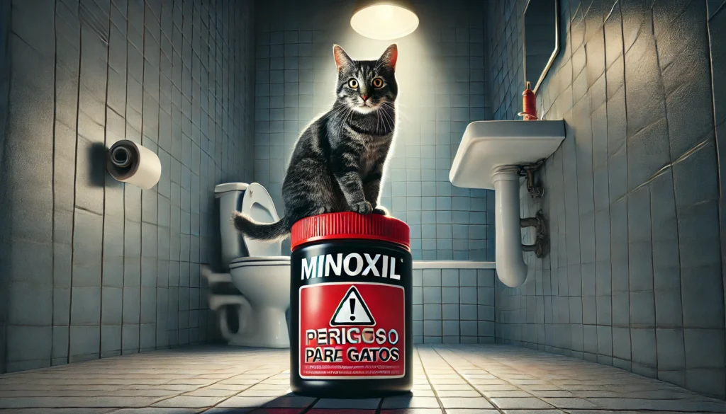 Gatos e o Perigo do Minoxidil