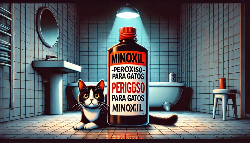 Gatos e o Perigo do Minoxidil