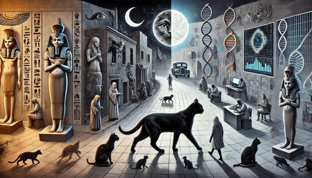 Gatos Pretos em Perigo no Halloween 1. Gatos Pretos em Perigo no Halloween