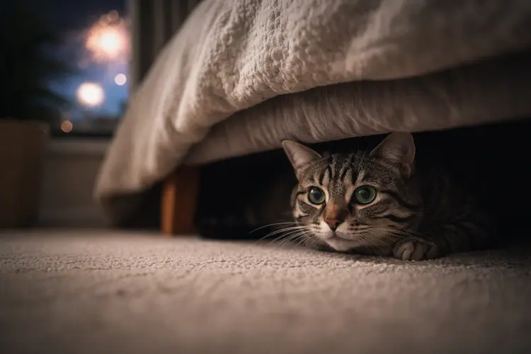 Animais de estimação e o estresse com fogos