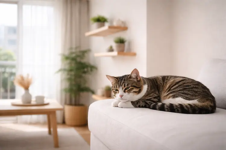 estímulos sensoriais para gatos