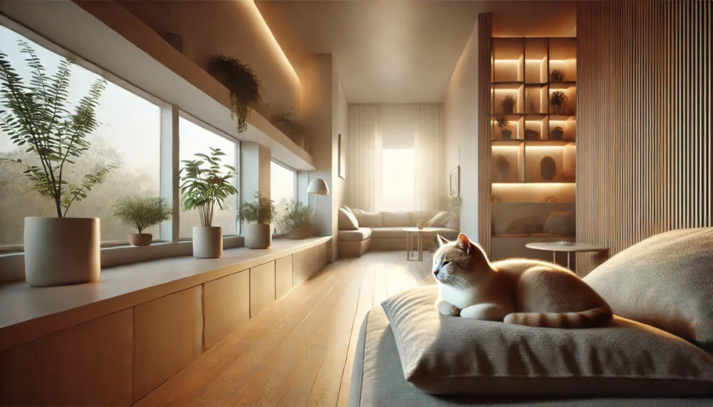 Enriquecimento ambiental para gatos