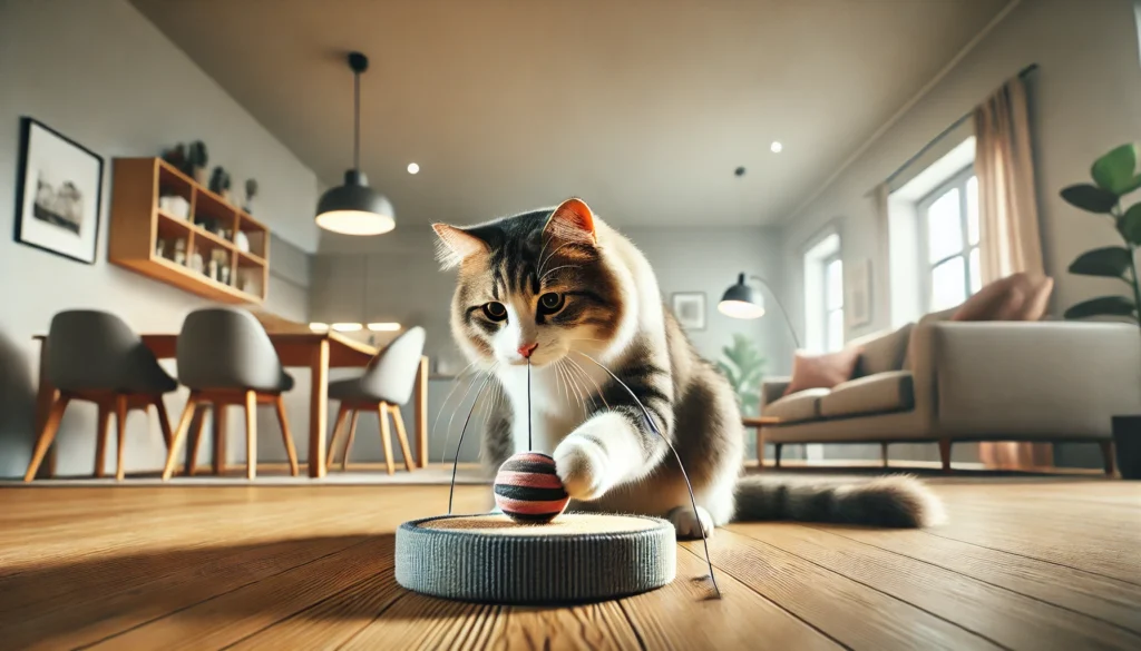 Brinquedos interativos para gatos